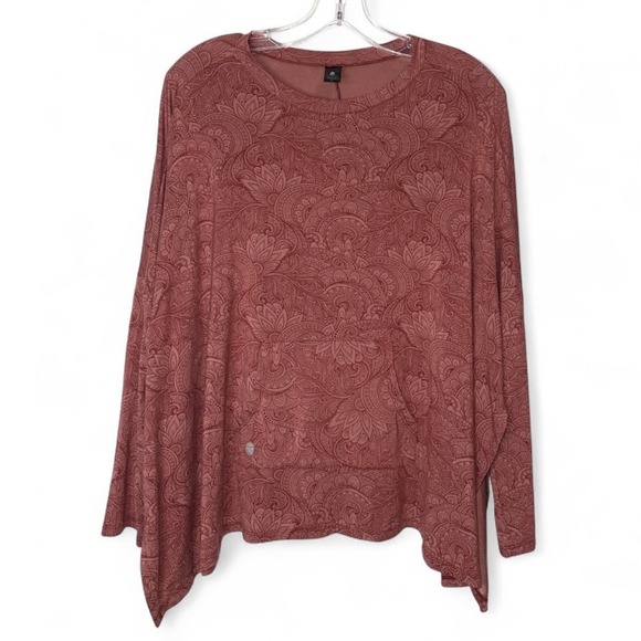 Slightly Buddha Tops - Slightly Buddha Bamboo Top O/S Paisley Oversized Flowy Boho Lagenlook Dolman
